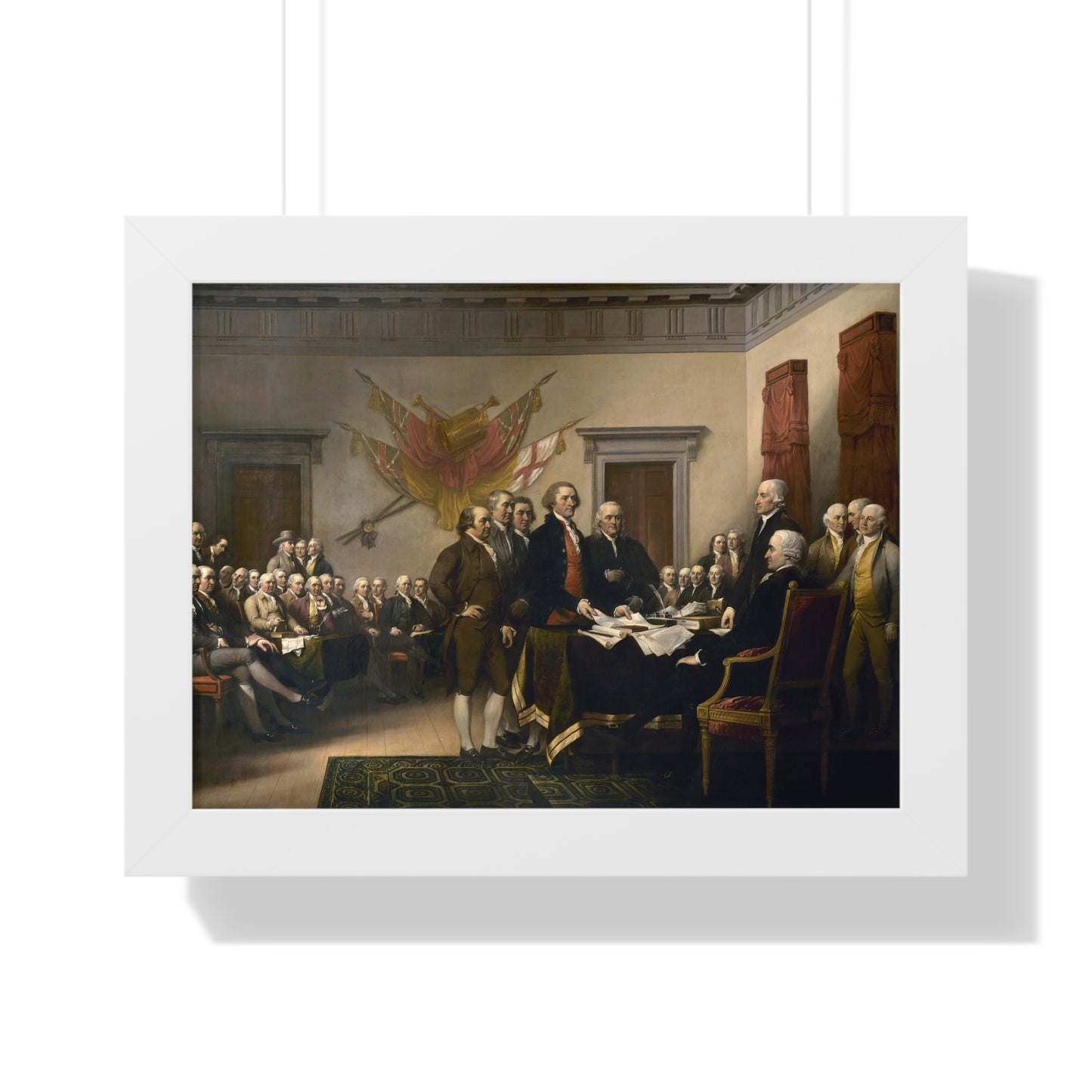 The Signing of The Declaration of Independence Framed Painting Poster