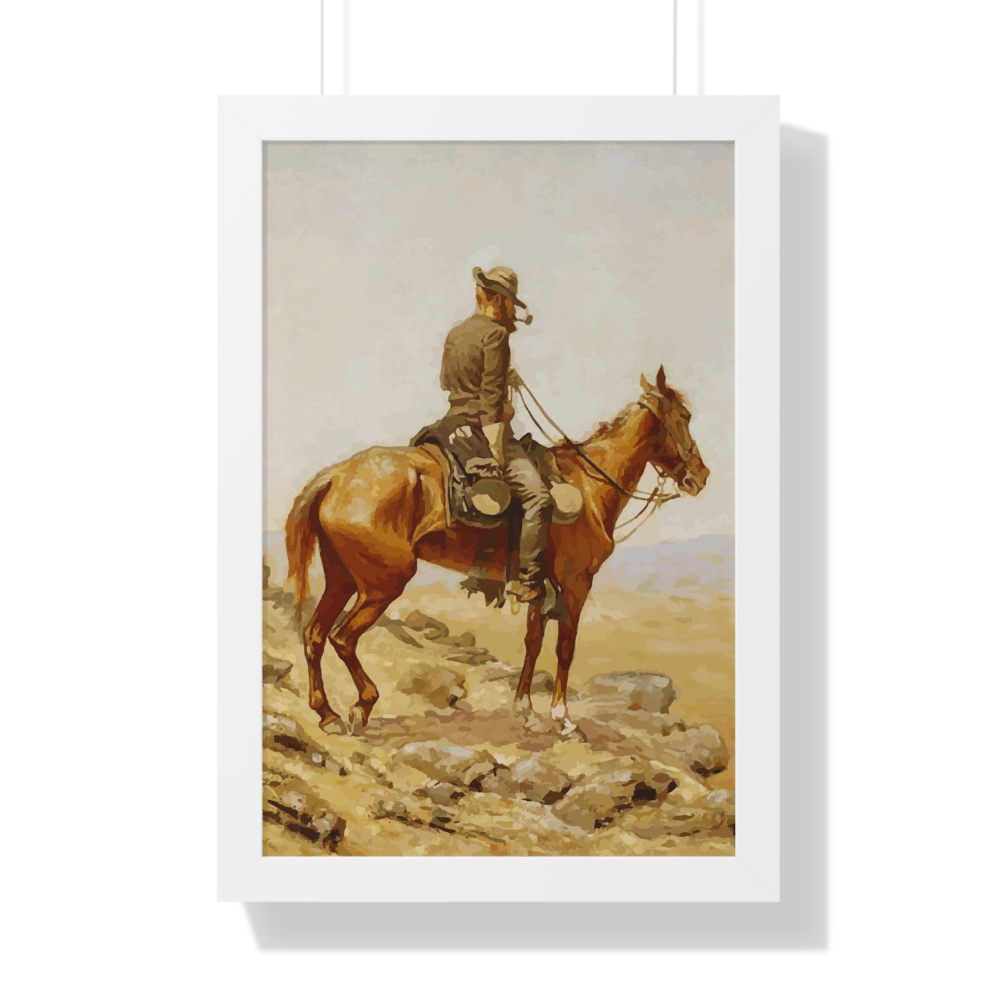 The Lookout Framed Painting Poster