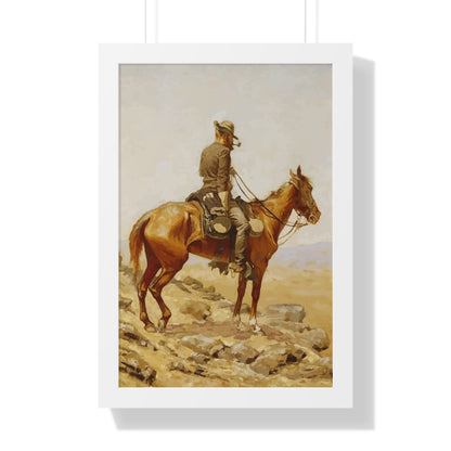 The Lookout Framed Painting Poster