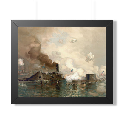 Monitor and Merrimac Framed Print | Julian O. Davidson, 1886