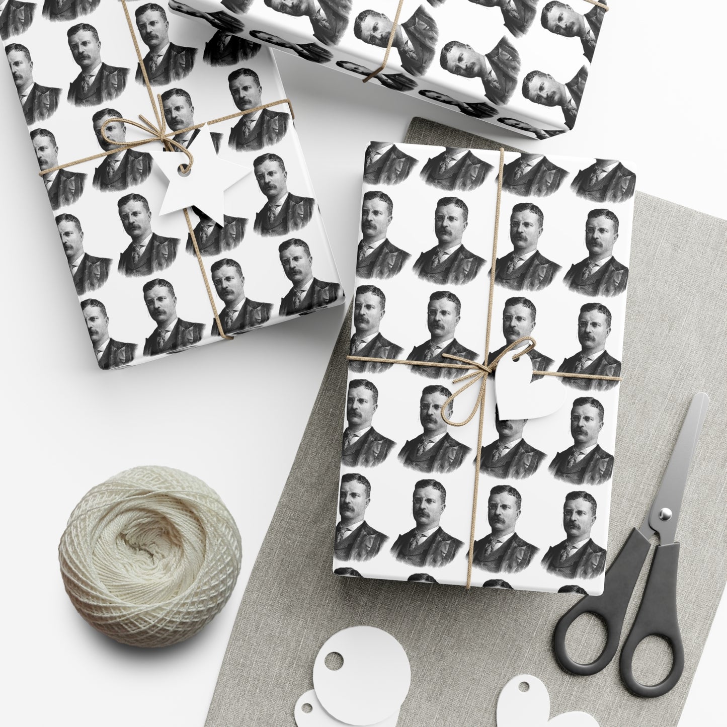 Theodore Roosevelt Gift Wrap Paper