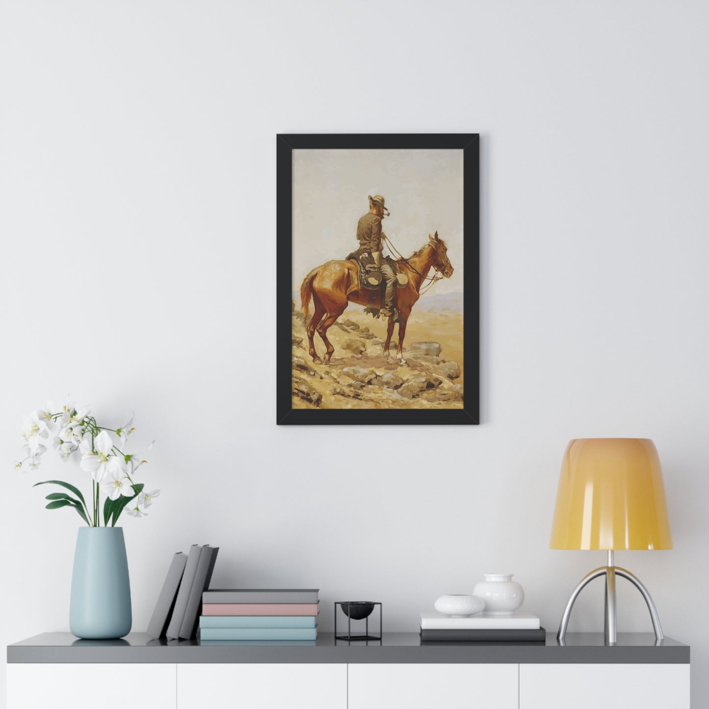 The Lookout Framed Painting Poster