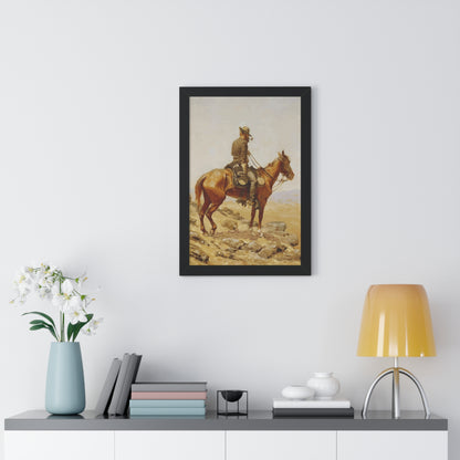 The Lookout Framed Painting Poster