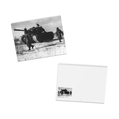 Vintage World War 2 Tank (Grid Style) Calendar