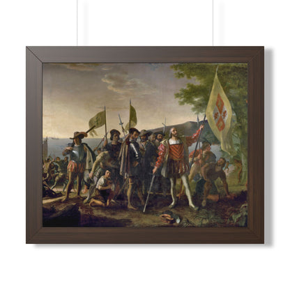 Landing of Columbus Framed Print | John Vanderlyn, 1847