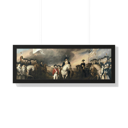 Surrender of Lord Cornwallis at Yorktown Framed Painting Poster