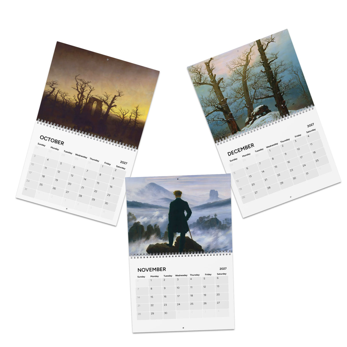 Caspar David Friedrich 2027 Calendar