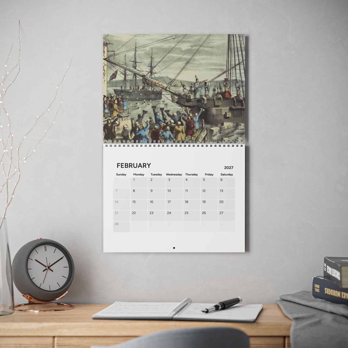 Revolutionary War 2027 Wall Calendar