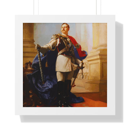 Kaiser Wilhelm II Framed Painting Poster