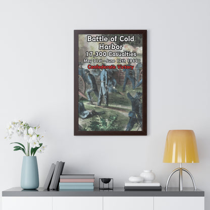 Battle of Cold Harbor Framed Poster