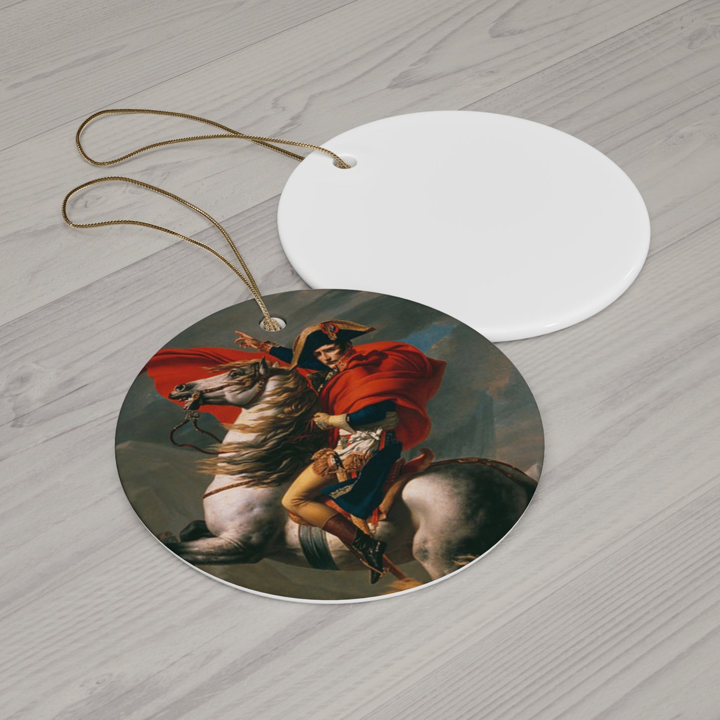Napoleon Bonaparte Crossing the Alps Ornament