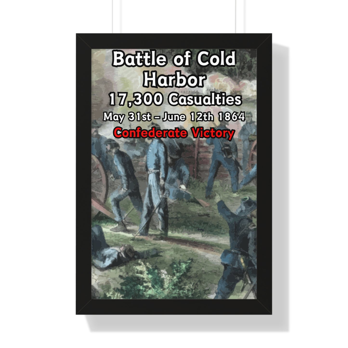 Battle of Cold Harbor Framed Poster