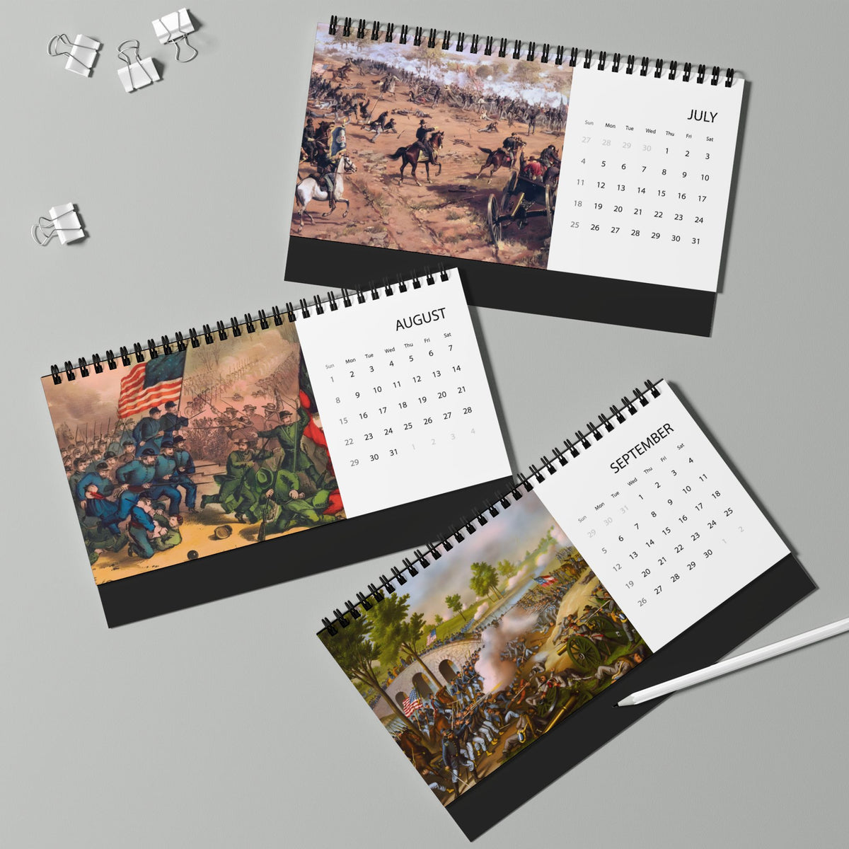Civil War 2027 Desktop Calendar