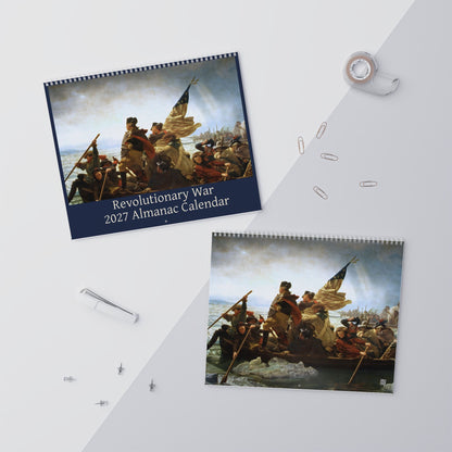 Revolutionary War 2027 Wall Calendar — Almanac Edition