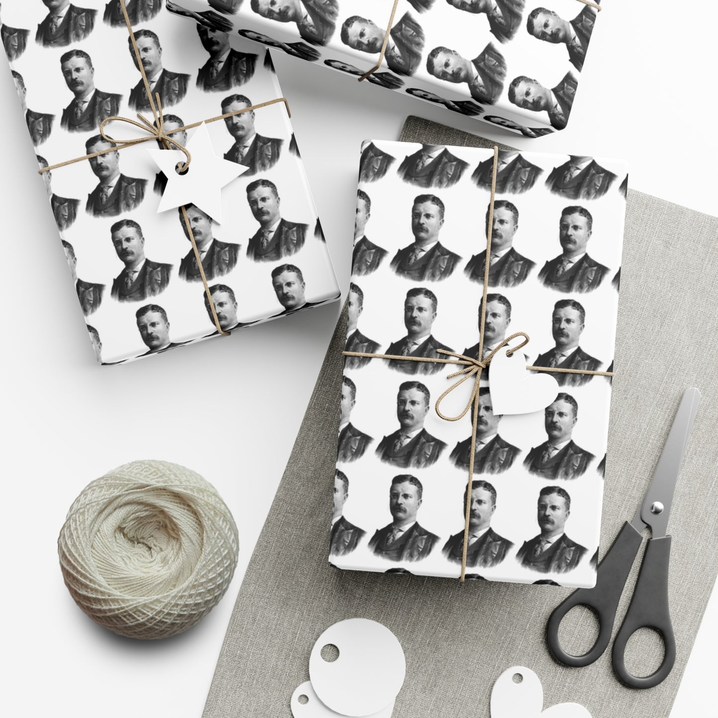 Theodore Roosevelt Gift Wrap Paper