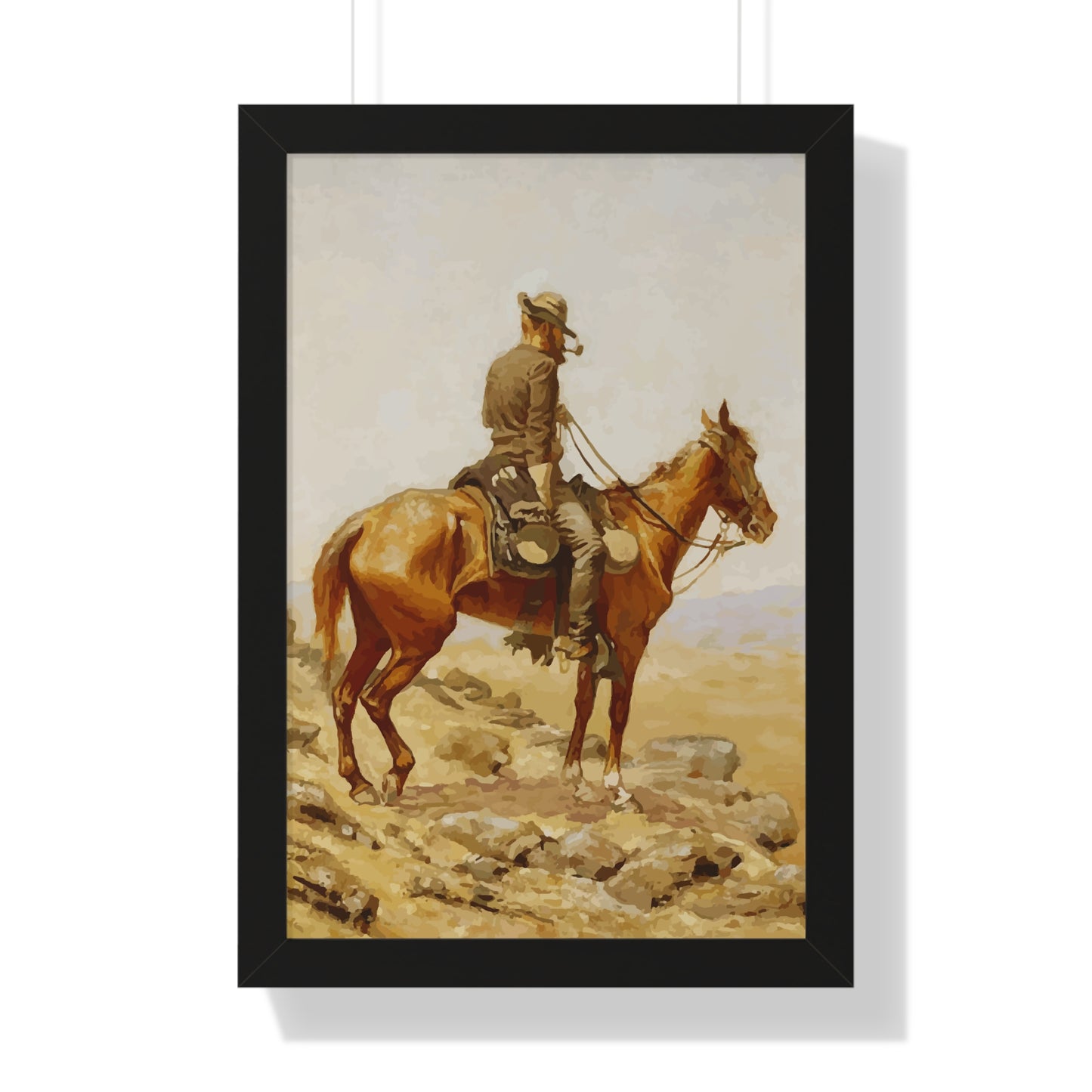 The Lookout Framed Painting Poster