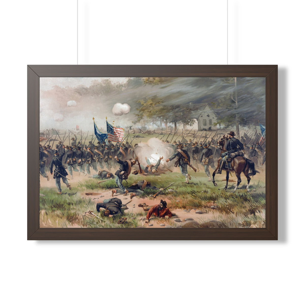Battle of Antietam Framed Print | Thure de Thulstrup, 1887