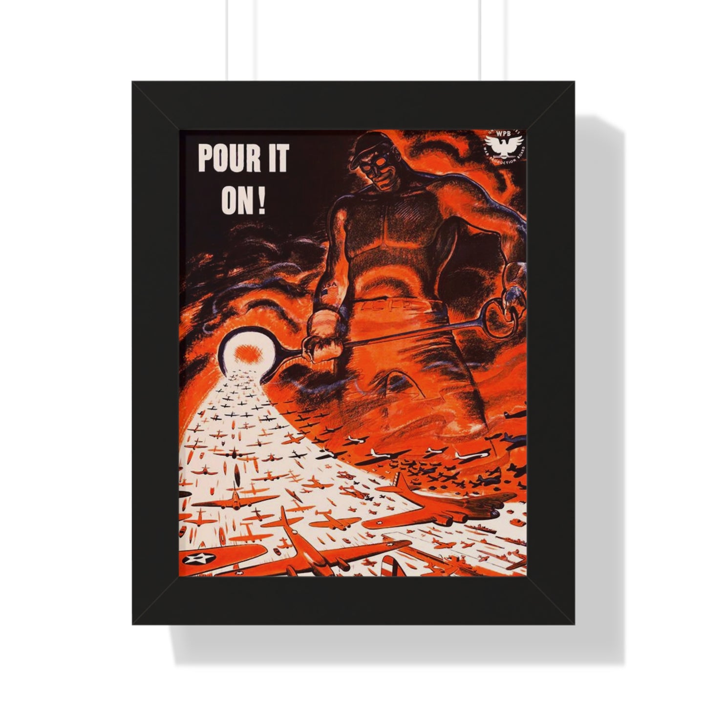 Pour it on Framed Poster