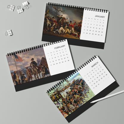 Revolutionary War 2026 Desktop Calendar