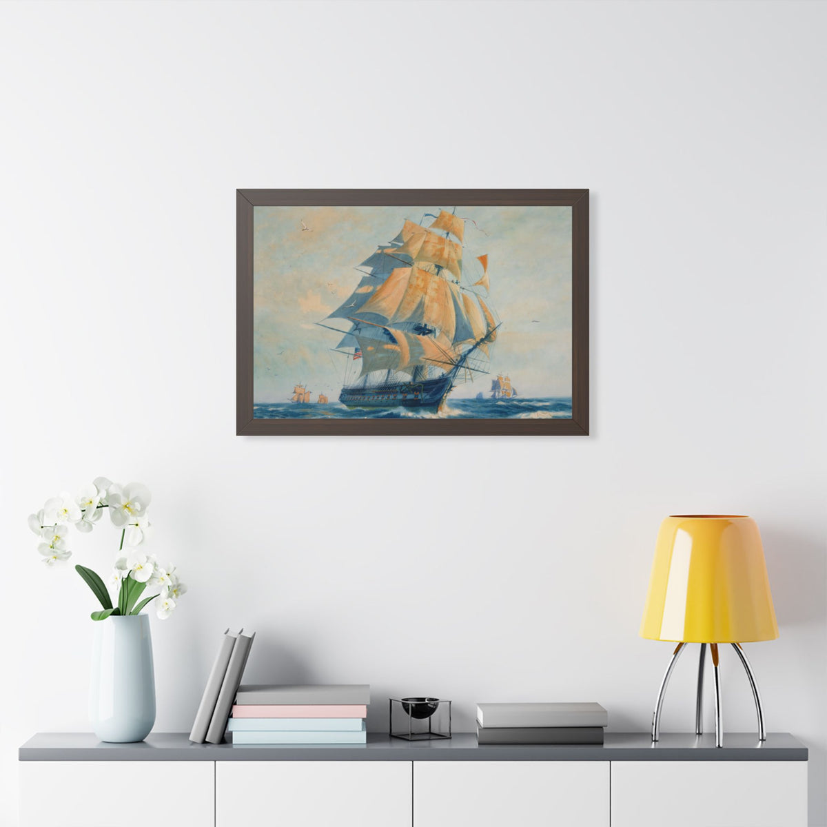 USS Constitution "Old Ironsides" Framed Print | Gordon Grant
