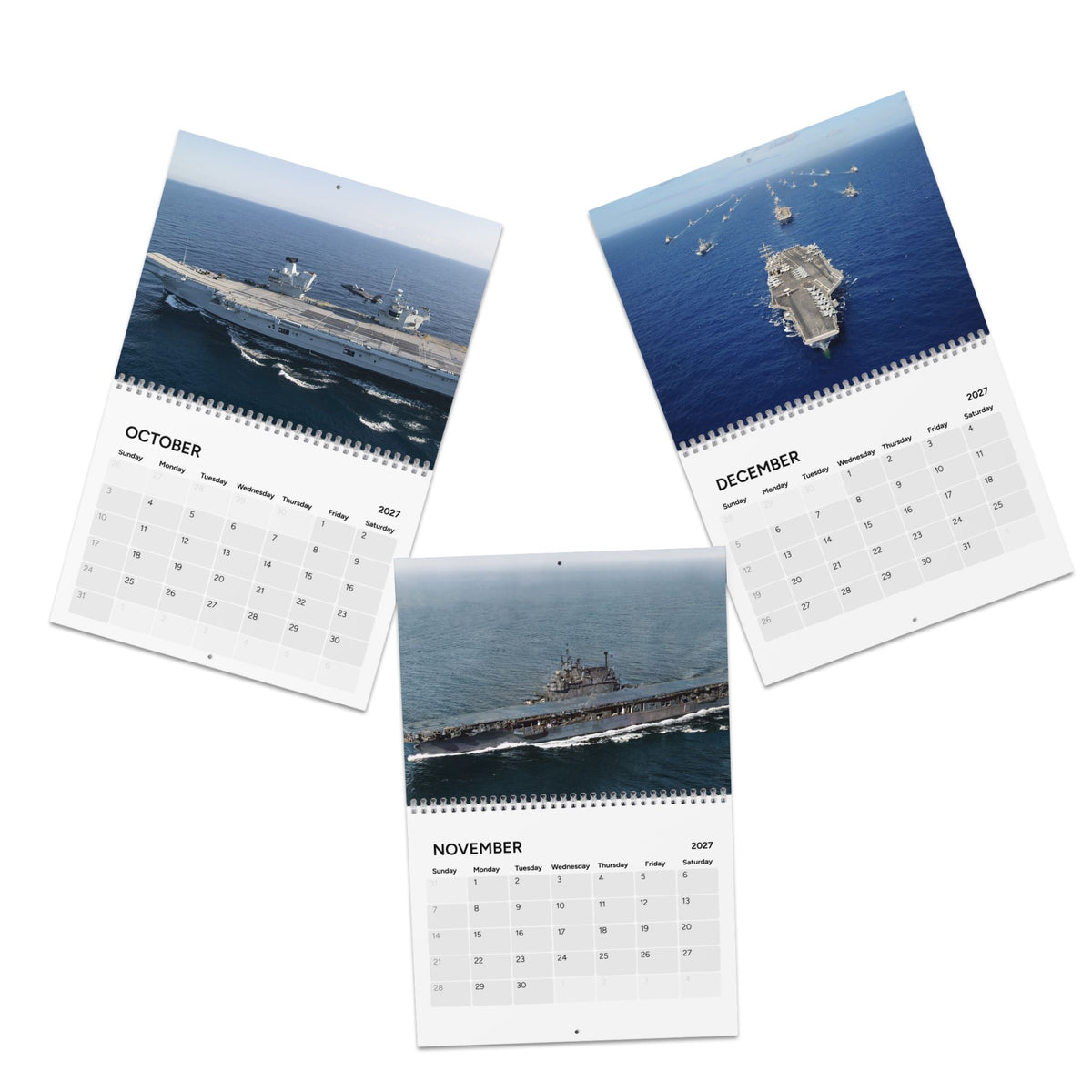Aircraft Carrier Calendar 2027