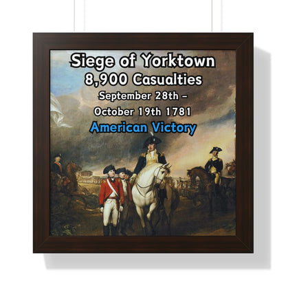 Siege of Yorktown Framed Poster