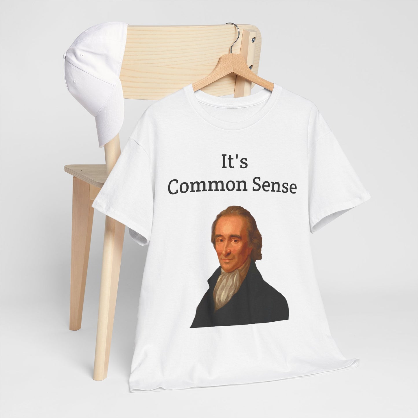 It's Common Sense Thomas Paine History Unisex Heavy Cotton T-Shirt