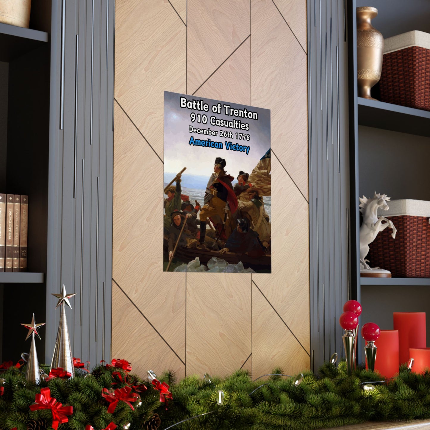 Battle of Trenton Vertical Matte Poster