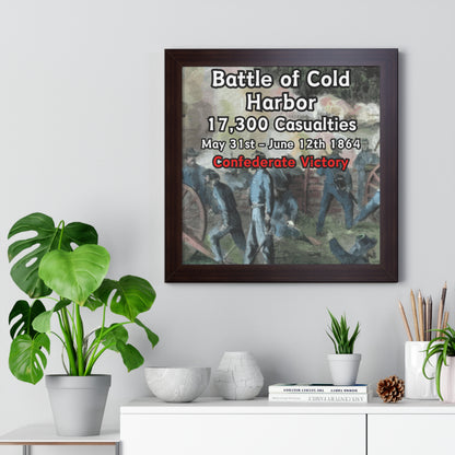 Battle of Cold Harbor Framed Poster