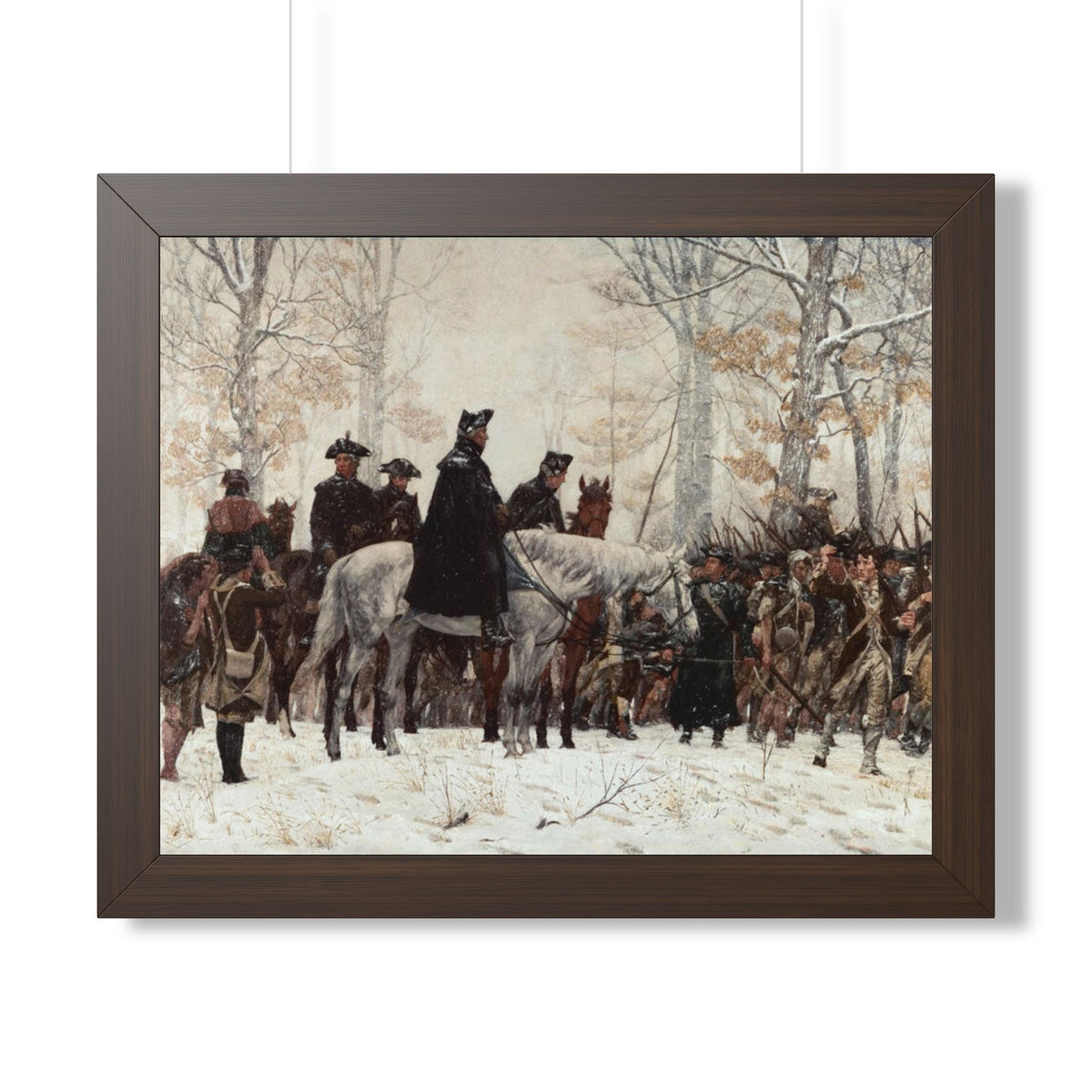 The March to Valley Forge Framed Print | William B. T. Trego, 1883
