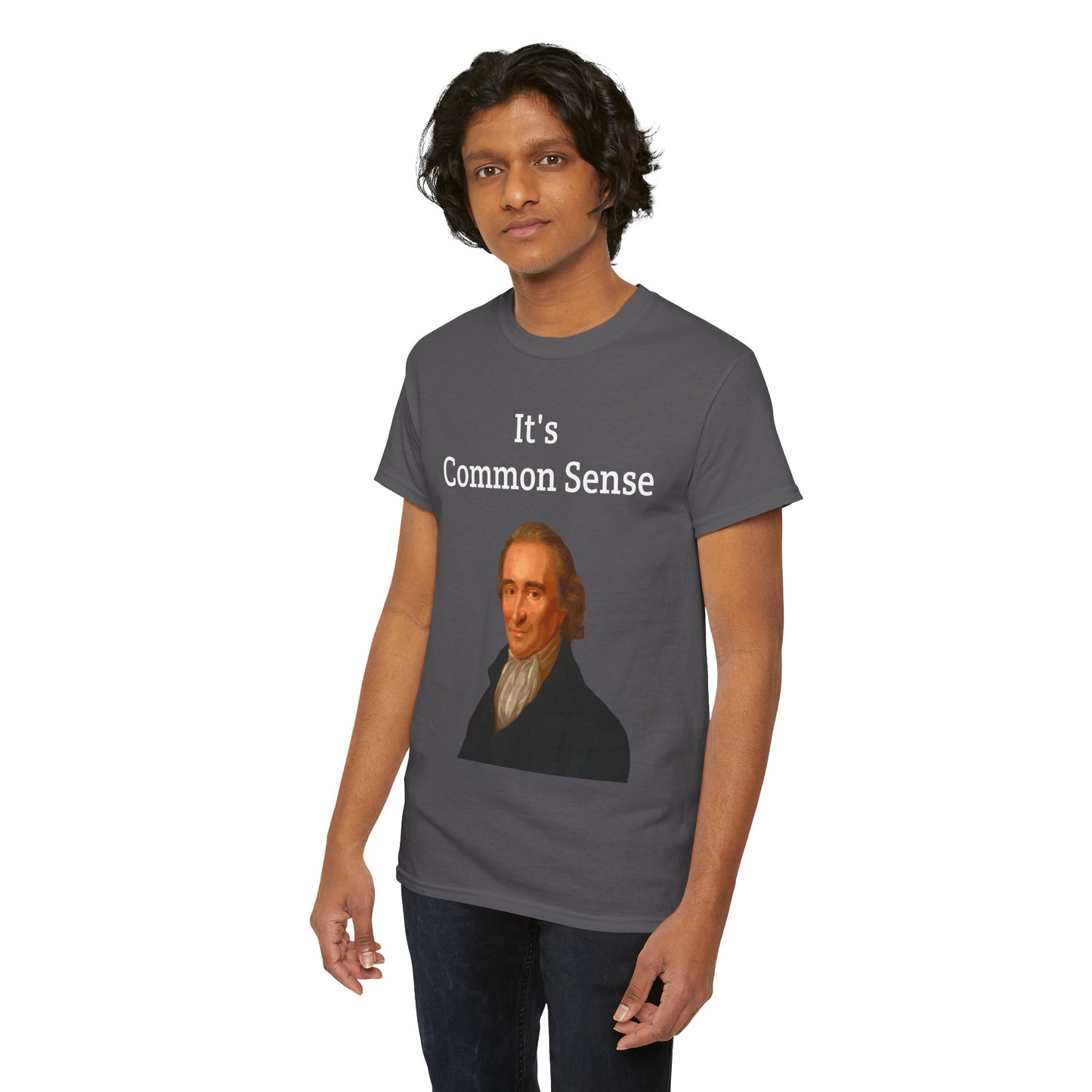 It's Common Sense Thomas Paine History Unisex Heavy Cotton T-Shirt