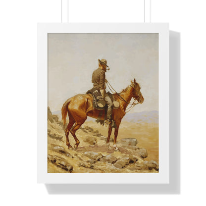 The Lookout Framed Painting Poster