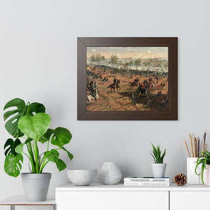 Battle of Gettysburg Framed Print | Thure de Thulstrup, 1887