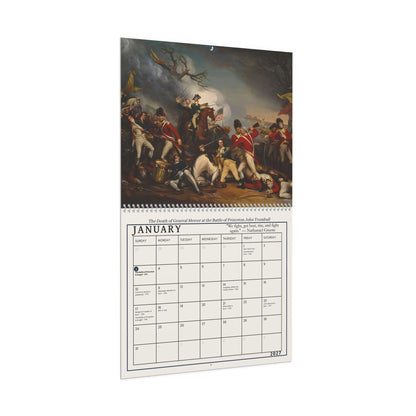 Revolutionary War 2027 Wall Calendar — Almanac Edition