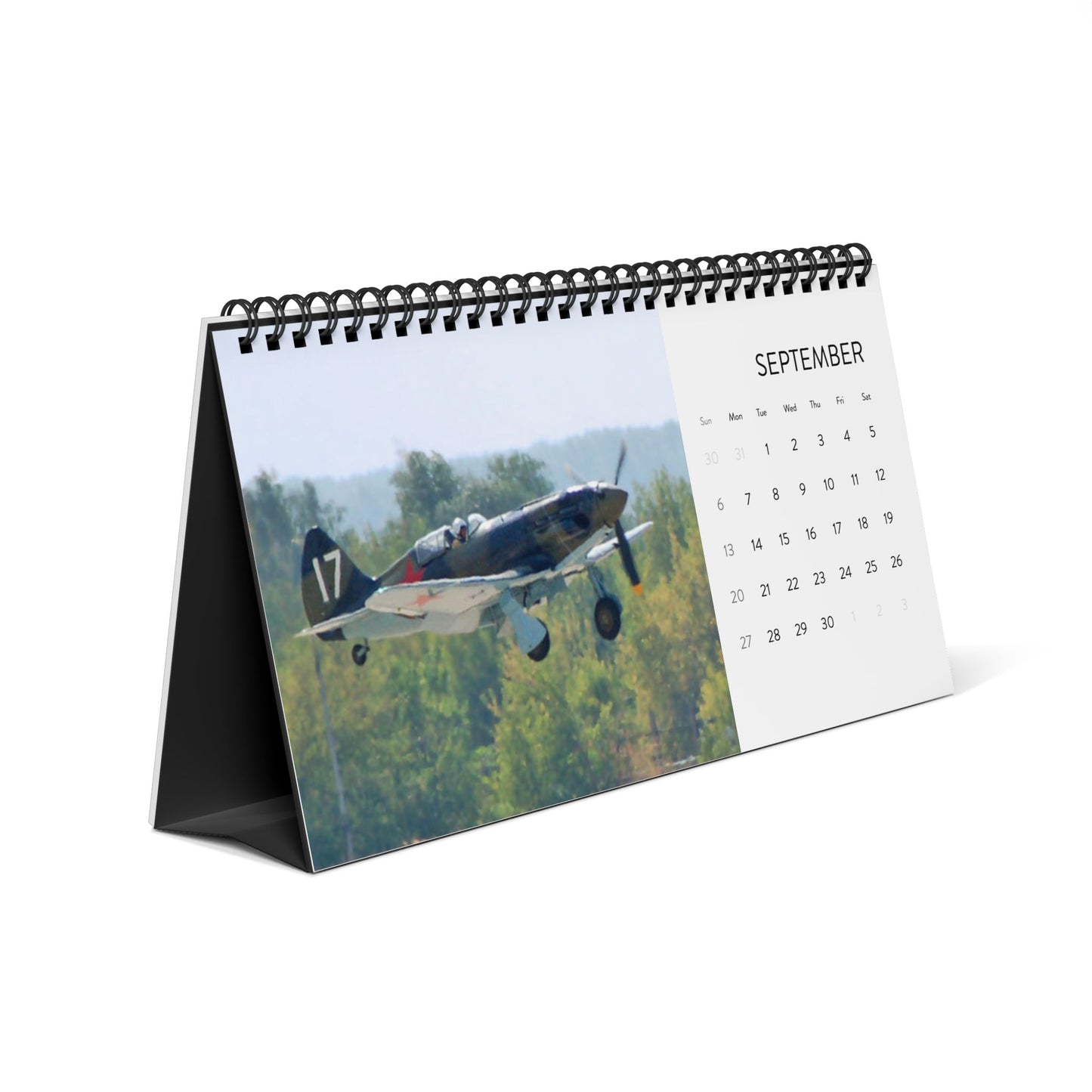 Vintage World War 2 Aircraft 2026 Desktop Calendar