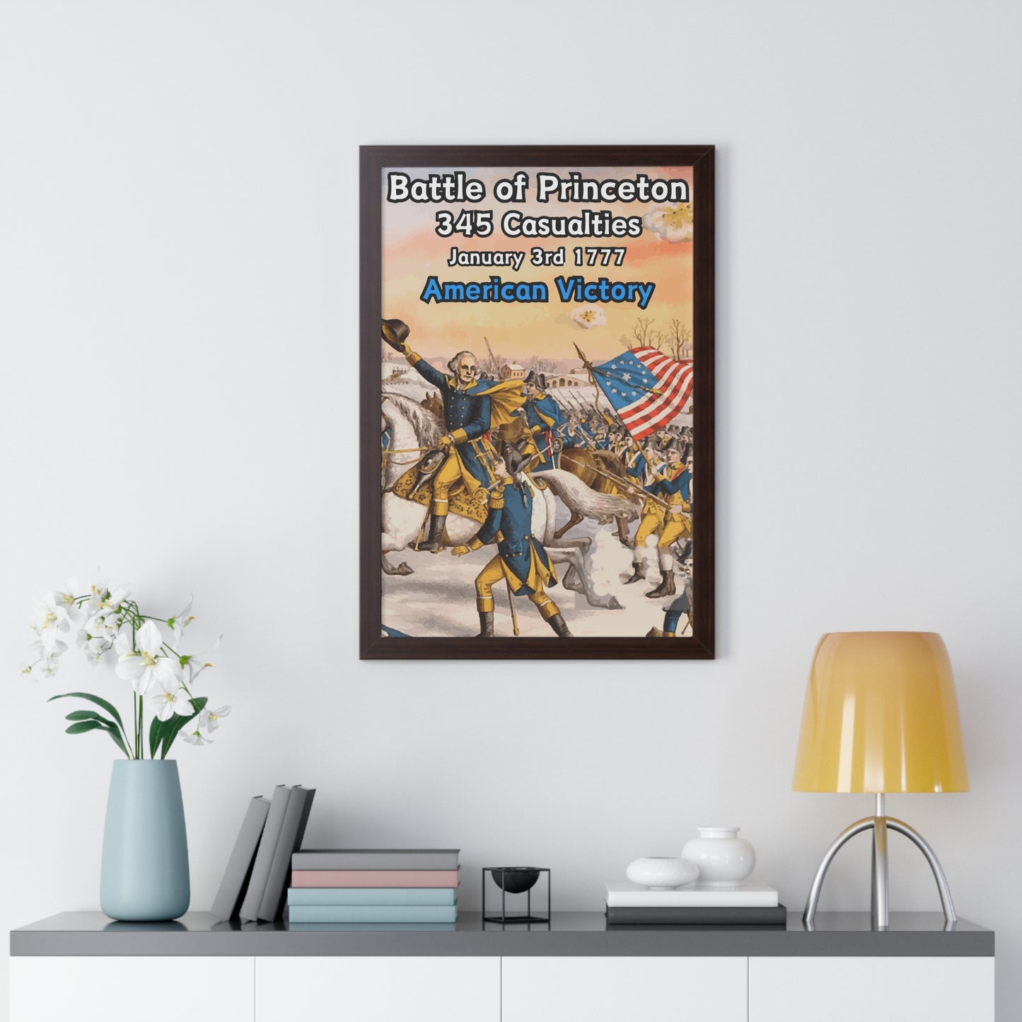 Battle of Princeton Framed Poster