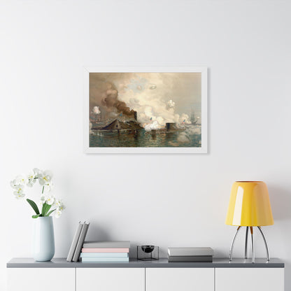 Monitor and Merrimac Framed Print | Julian O. Davidson, 1886
