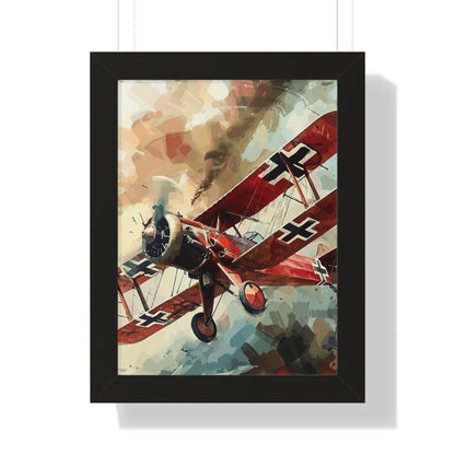 Red Baron Airplane Framed Poster