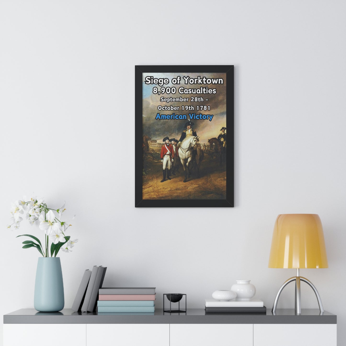 Siege of Yorktown Framed Poster