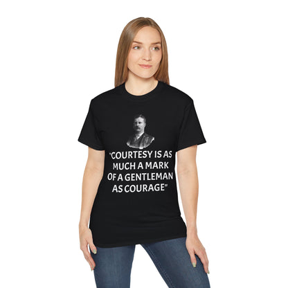 Theodore Roosevelt Quote Unisex Ultra Cotton Shirt