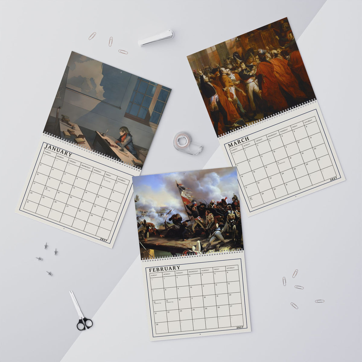 Life of Napoleon Bonaparte 2027 Calendar