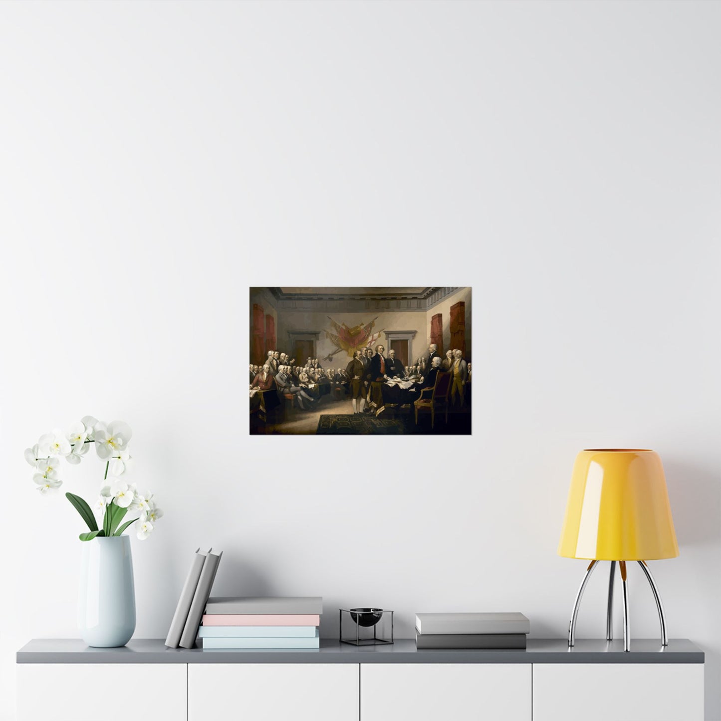 The Signing of The Declaration of Independence Matte Painting Poster