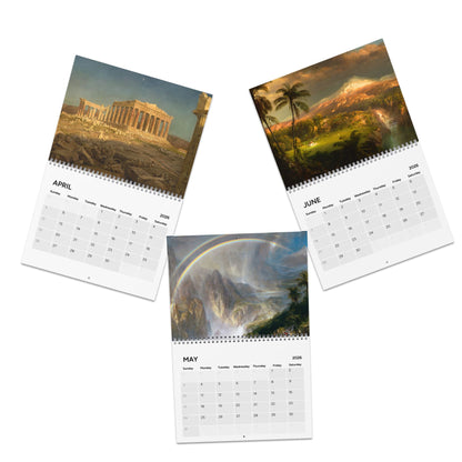 Frederic Edwin Church 2026 (Grid Style) Calendar