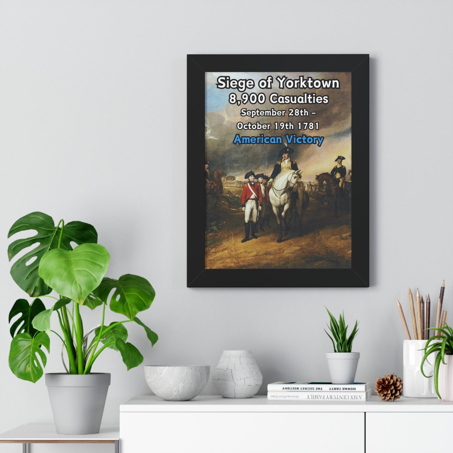 Siege of Yorktown Framed Poster