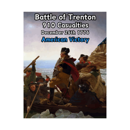 Battle of Trenton Vertical Matte Poster