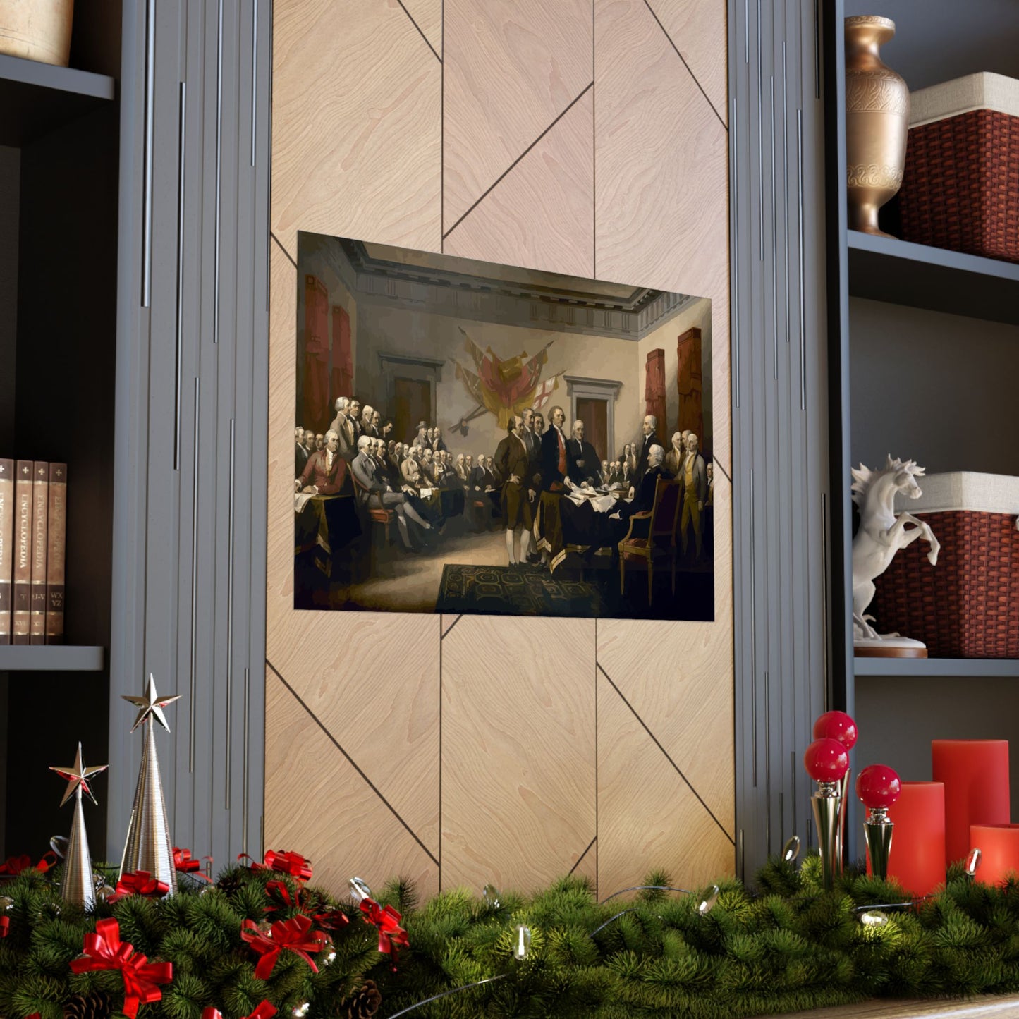 The Signing of The Declaration of Independence Matte Painting Poster