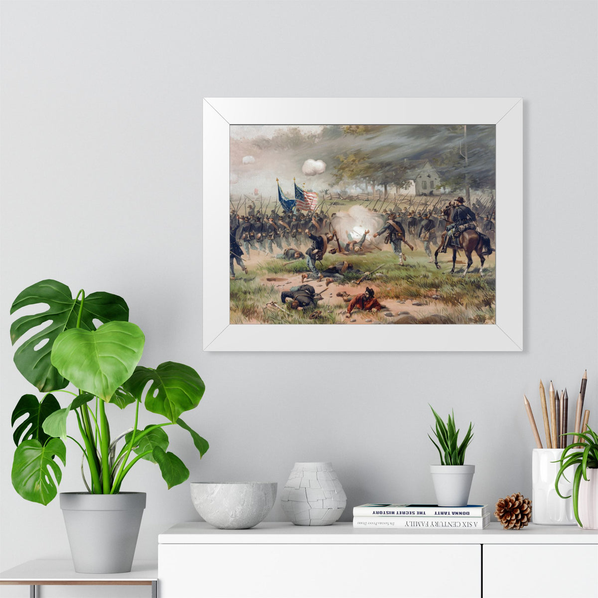 Battle of Antietam Framed Print | Thure de Thulstrup, 1887
