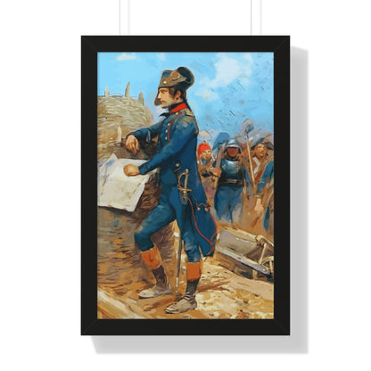 Napoleon Bonaparte at the Siege of Toulon Framed Painting Poster