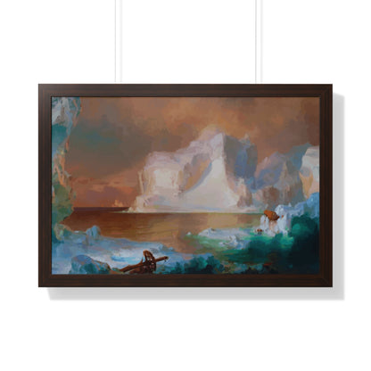 The Icebergs Framed Painting Poster