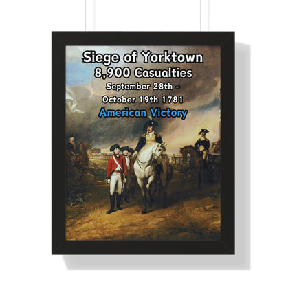 Siege of Yorktown Framed Poster